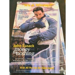 Movie Theater Cinema Poster Lobby Card vtg 1992 Money For Nothing John Cusack